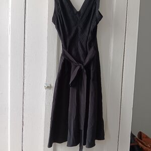 BALENCIAGA DRESS. BLACK. 100% SILK. SIZE 36
